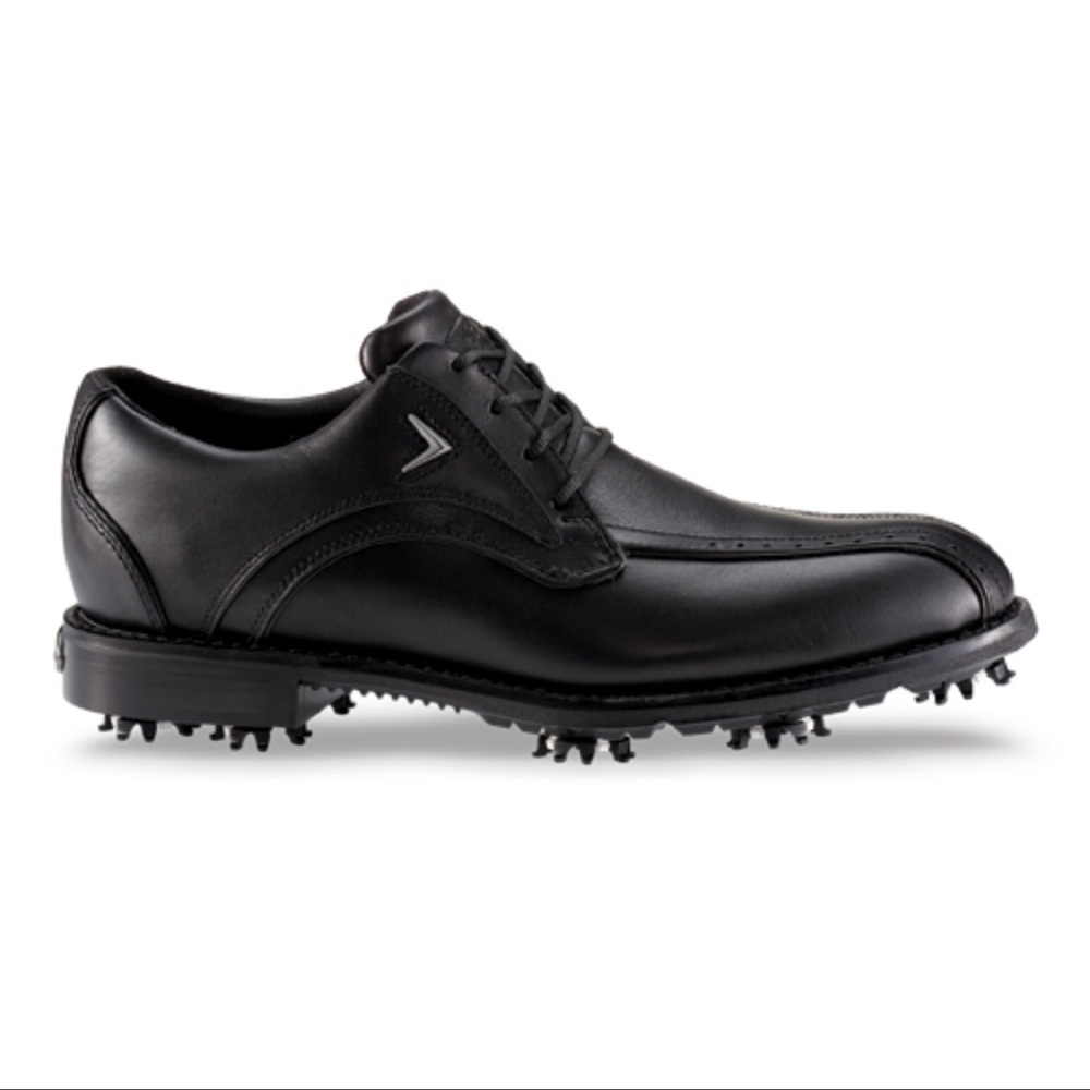 Vintage Callaway Chev Comfort Men’s Leather Golf Shoes – Spiked, Size 10.5 EWC